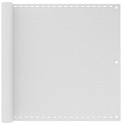 vidaXL Tela de varanda 90x500 cm PEAD branco