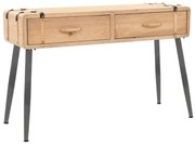 Mesa consola madeira de abeto maciça 115x40,5x76 cm