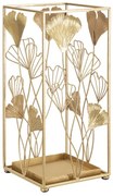 P/GUARDA-CHUVA FOLHA DE OURO 22,5X22,5X48,5 CM