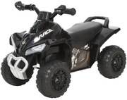 HOMCOM Quadriciclo para Crianças Carro Andador Infantil com Luzes e Música Desenho Inovador Carga 20kg 67,5x38x44 cm Preto | Aosom Portugal