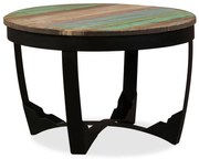 vidaXL Mesa de centro madeira reciclada maciça 60x40 cm
