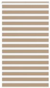 vidaXL Cortina de zebra 120x230 cm largura do tecido 115,9cm poliéster