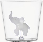 Copo em vidro de borossilicato artesanal White Elephant