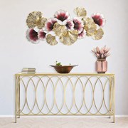 MESA DE CONSOLA 160X40X79 CM DOURADO