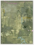 Quadro em tela pintado à mão Green Petite