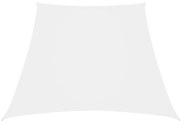 vidaXL Para-sol estilo vela tecido oxford trapézio 3/4x3 m branco