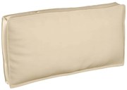 vidaXL Almofada de palete para assento / encosto Bege 120 x 60 x 12 cm