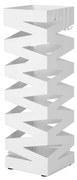 Suporte p/ guarda-chuvas quadrado, 15,5 x 15,5 x 49 cm, cor branca