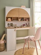 Secretária com arrumações para criança, Roma branco