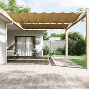 Toldo vertical 300x360 cm tecido oxford bege