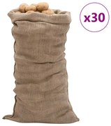 vidaXL Sacos de juta 30 pcs 65x135 cm 100% juta 220 gsm