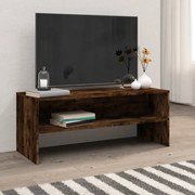 vidaXL Móvel de TV 100x40x40 cm derivados de madeira carvalho fumado
