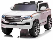 Carro elétrico Para Crianças Toyota Landcruiser 12V, assento de couro sintético, bateria 12V / 7AH, portas que abrem, motor 2 x 35W, controle remoto 2