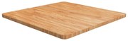 Tampo mesa quadrado 70x70x2,5cm carvalho tratado castanho-claro