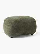 Pufe em teddy-bouclé Alba