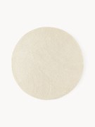 Tapete redondo artesanal em lã Eleni
