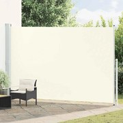 vidaXL Toldo lateral retrátil para pátio 220x500 cm cor creme