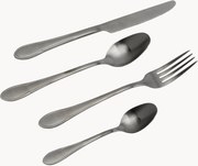 Conjunto de talheres escovados artesanais Cucina, 4 pessoas, conjunto de 16