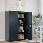 vidaXL Arquivador 90x40x140 cm aço antracite