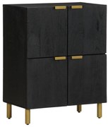 vidaXL Aparador 60x33x75 cm derivados de madeira preto