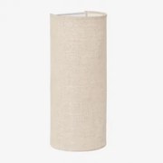 Luminária De Parede Em Linho Kiraz ↔︎ 15 X ↑35 Cm & Linho Beige Creme - Sklum