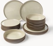 Conjunto de loiça Ginger, 4 pessoas, conjunto de 12