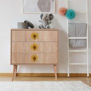 Cômoda City Trio – Multicolor – 80 cm x 89 cm x 40 cm