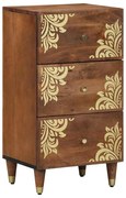 vidaXL Aparador Castanho claro Madeira Sólida 40 x 33 x 75 cm Aparador