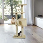 Arranhador Gato 112 cm De Altura Árvore Poste para Arranhar Centro Diversão Gatos NOVO