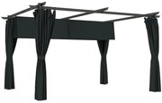 Pérgola Retrátil – Reims – 3,9x3x2,2m – Teto Retrátil Poliéster Anti‑U