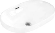Mexen Viki lavatório embutido na bancada 61 x 40 cm, branco - 25356100