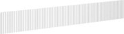 Mexen Rivel frente canelado para corpo de armário de casa de banho 120 x 20 cm, branco mate - 91A20-1200-235-1-01