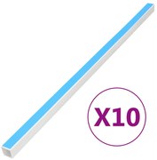 vidaXL Calhas para cabos autoadesivas 40x25 mm 10 m PVC