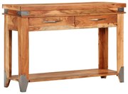 Mesa consola 110x34x74 cm madeira de acácia maciça