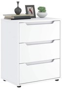 vidaXL Aparador VISNES 60x40x73 cm derivados de madeira branco