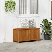 vidaXL Caixa de arrumação p/ jardim 113x50x58 cm madeira acácia maciça