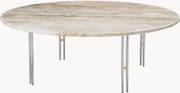 Mesa de centro redonda em mármore Ioi, Ø 100 cm