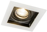 LED Foco embutido inteligente branco Incl. WiFi GU10 ajustável - Carree Moderno
