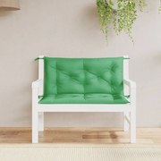 vidaXL Almofadões banco jardim 2 pcs 100x50x7cm tecido oxford verde
