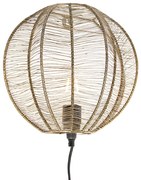 Candeeiro de parede industrial bronze com preto - Dong Industrial