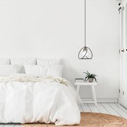 Candeeiro de Teto Circle – Preto – 26 x 26 cm