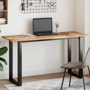 vidaXL Tampo de mesa retangular 120x50x2 cm madeira de acácia maciça