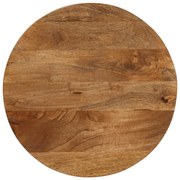vidaXL Tampo de mesa redondo Ø50x3,8cm madeira de mangueira maciça