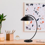 Candeeiro de Mesa Sıvani – Preto – 26 x 43 cm