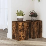 Suportes p/ plantas 2 pcs 20x20x30 cm derivados de madeira