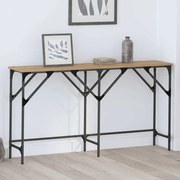 vidaXL Aparador carvalho artisiano 140 x 29 x 75 cm Madeira processada