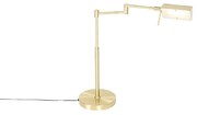 Candeeiro de mesa design dourado com LED e dimmer tátil - Notia Moderno