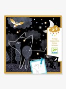 Conjunto criativo de picotagem, da DJECO preto