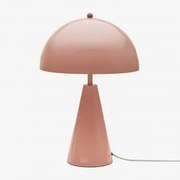 Lâmpada De Mesa Em Ferro Jaliya Rosa Quartzo - Sklum