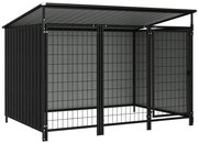 vidaXL Canil de exterior 193x133x116 cm